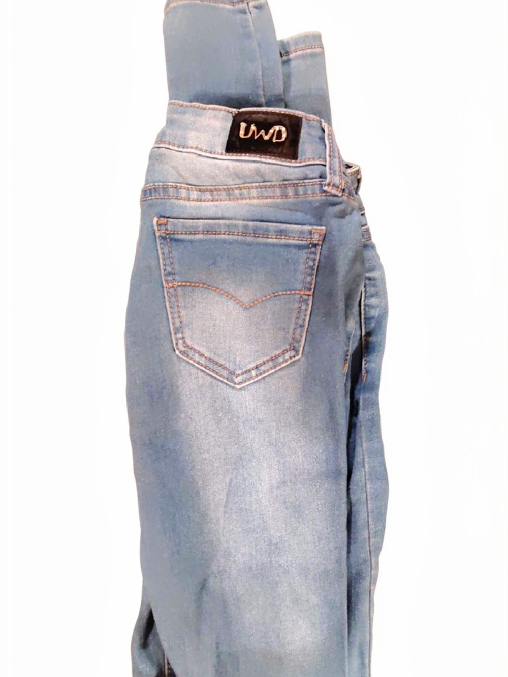 UWD Premium Denim wear Women's Light Blue White Was Size 5r